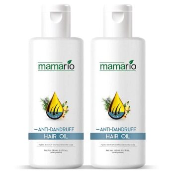 Mamario Anti-Dandruff hair oil Growth Oil Hair Oil (300 ml) Pack of -2