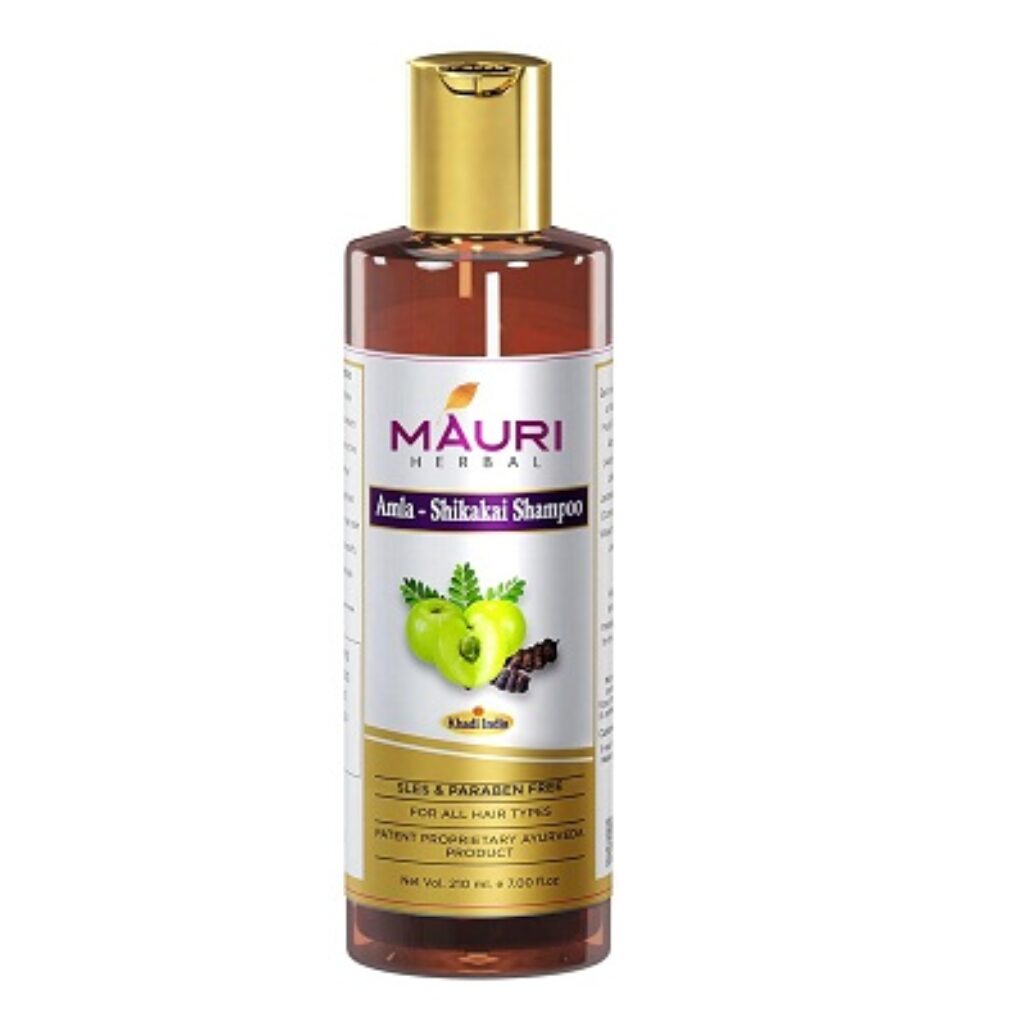 Khadi Mauri Herbal Amla Shikakai Shampoo