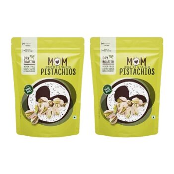 MOM - Meal of the Moment, Roasted Pistachio, 38g (Pack of 2) - Rich source of fiber