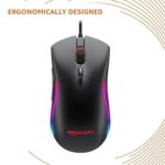 AmazonBasics Mini Ultralight Wired Gaming Mouse - 8500 DPI Optical Sensor with 6 Programmable Buttons