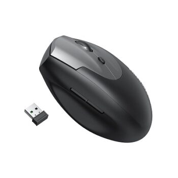 AmazonBasics Ergonomic Mouse, Vertical Mouse 6 Buttons Adjustable