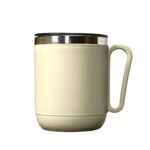 GANESH N-Joy Unbreakable Mugs with Cap Stainless Steel