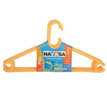 Nayasa Set of 6 Hangers, Yellow