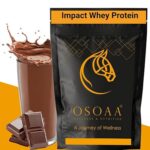 OSOAA Impact Whey Protein (2lbs, Swiss Chocolate) Supplement | Best Protein for Beginners | Body Building Supplement | For Men & Women