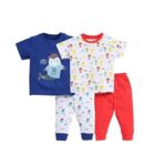 BUMZEE Boy's Cotton Printed Pajama Set