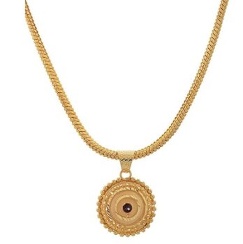 Handicraft Kottage 1gm 22Ct Gold Plated chain with Pendant