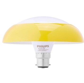 Philips 8 watt Led DecoRing Bulb - Yellow Pack of 2