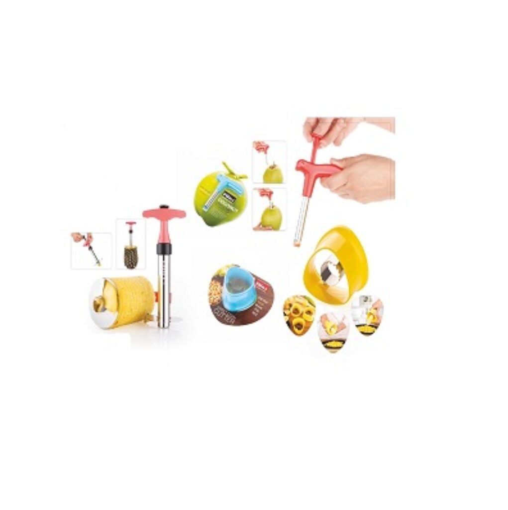 Ritu Pineapple Cutter & Sweet Corn Cutter & Coconut Driller