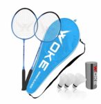 Woke XLS900 Badminton Racket Set Oval Aluminum Head Shape