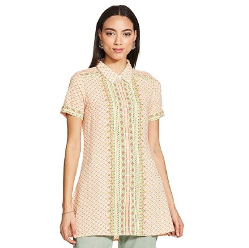 global desi Women's Regular Tunic Shirt