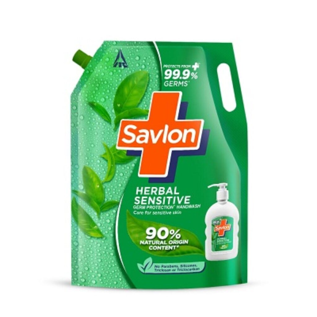 Savlon Herbal Sensitive Germ Protection Liquid Handwash