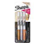 Sharpie Metallic Assorted Fine Tip Permanent Marker for Precise Writing