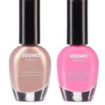 Solimo Fuchsia Pink Nail Polish & Solimo Golden Bronze Nail Polish