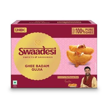 Unibic Swaadesi Ghee Badam Gujia I Holi Gift Box I Indian Sweet