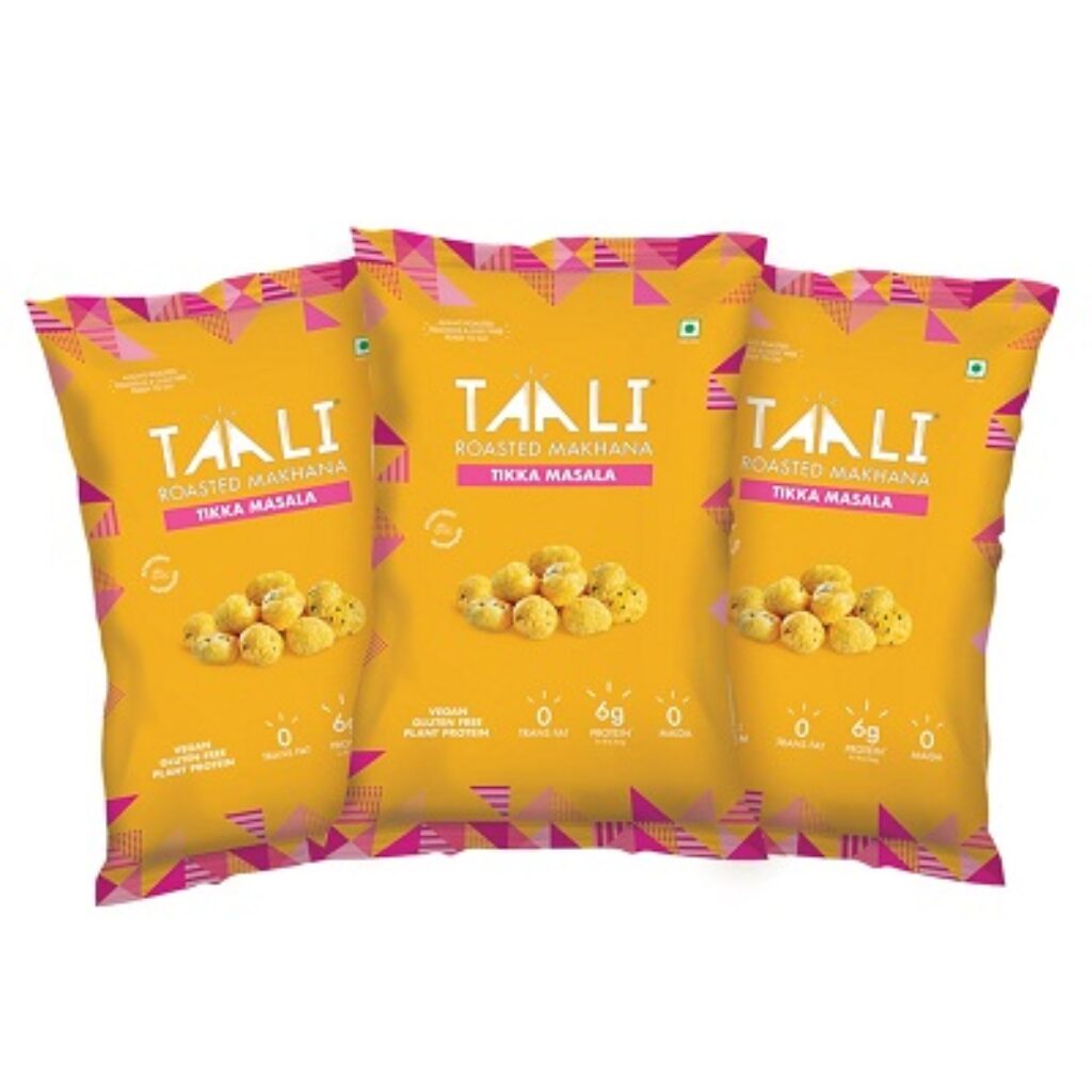 Taali Roasted Makhana | 60 gm (Pack of 3)