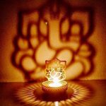 eCraftIndia Lord Ganesha Tea Light Holder