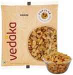Amazon Brand - Vedaka Raisins 500g | Premium Dried Grapes | Kishmish