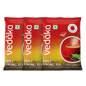 Amazon Brand - Vedaka Extra Strong Tea | Black Tea | 500g, Pack of 3