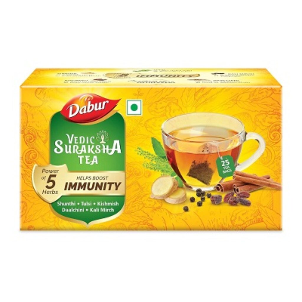 Dabur Vedic Suraksha Black Tea - 25 tea bags