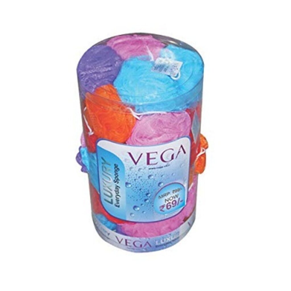 VEGA Luxury Everyday Sponge, Purple (Pack of 2)