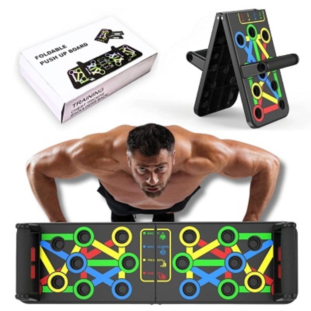 Push-Up Board: Ideal Fitness Equipment for Home Gyms - Designed for Men and Women's Workouts