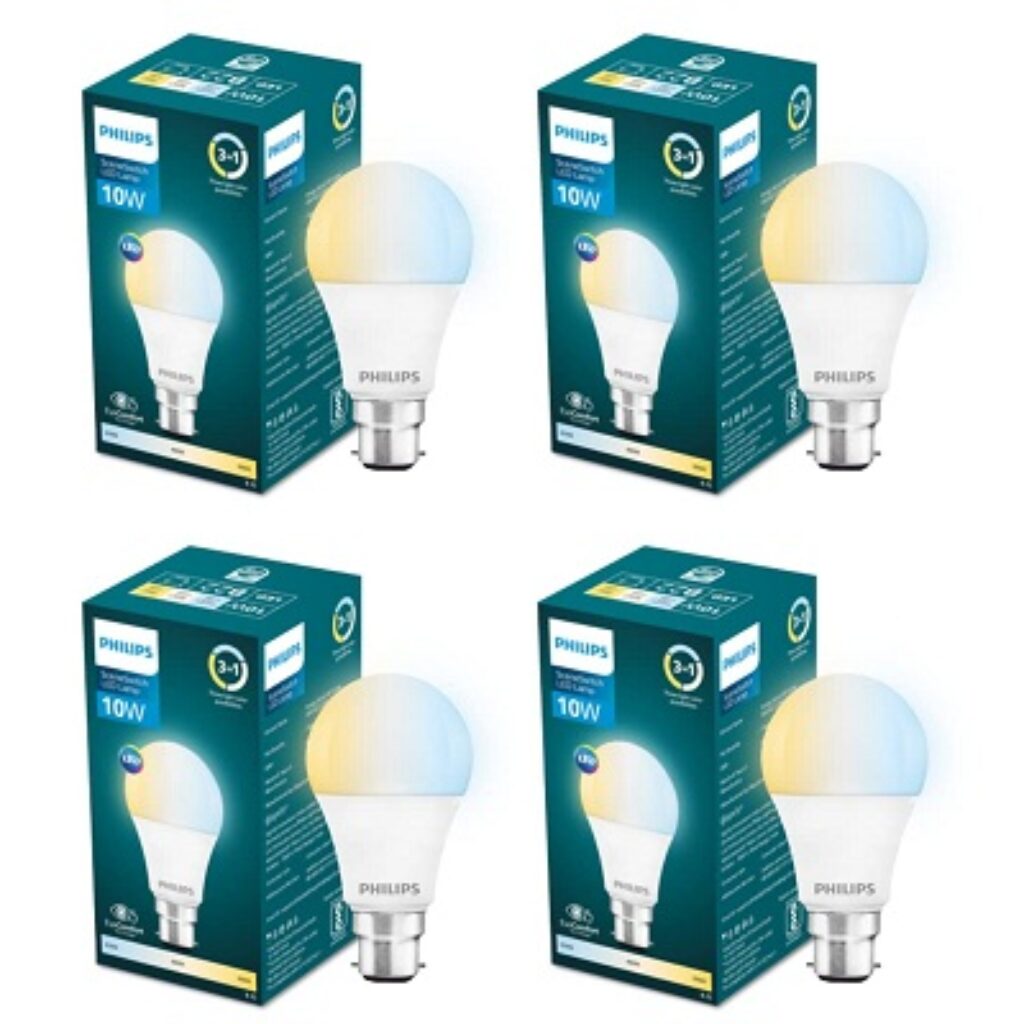 PHILIPS 10-watt LED Bulb | 3 Colors in 1 LED Bulb