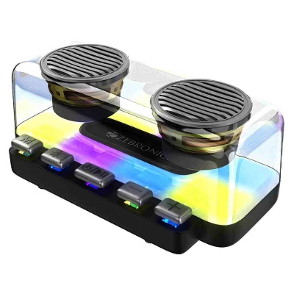 ZEBRONICS Music Bomb 20 15W Output, Portable Wireless Speaker