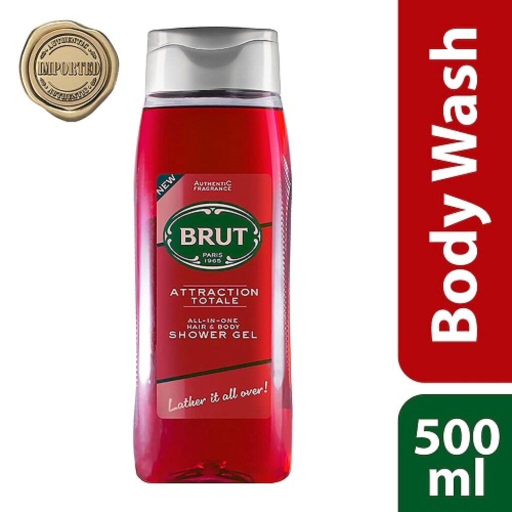 Brut Attraction ALL-IN-ONE Shower gel for Hair & Body