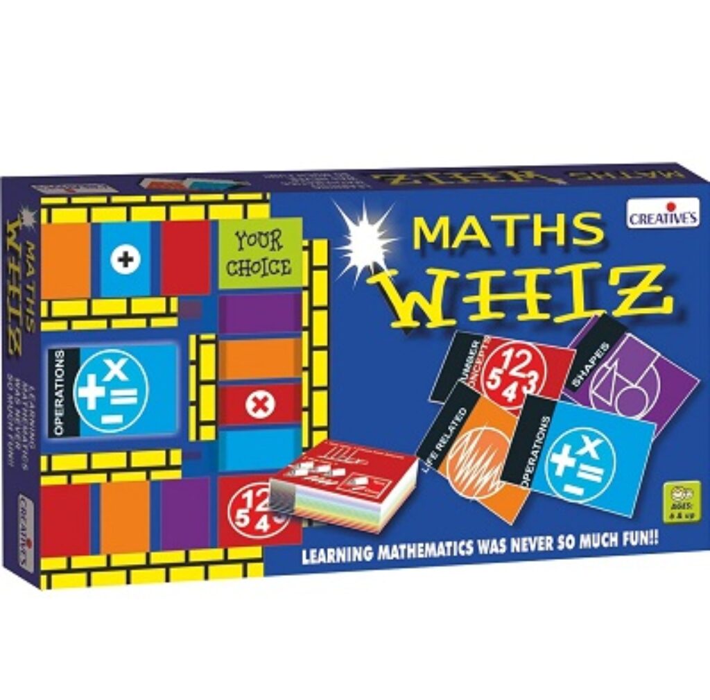 Creative Educational Aids P. Ltd. Maths Whiz Games (Multicolor)