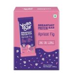 Yogabar Breakfast Protein Apricot Fig Bars - 300gm, 50g x 6 Bars