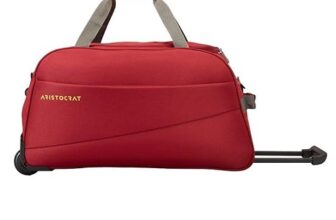 Aristocrat Polyester 52 cms Red Travel Duffle