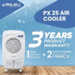 Bajaj PX25 Torque Air Cooler 24 Litre| 3-Yr Warranty