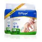 Bumtum Baby Diaper Pants, Newborn Size 120 Count