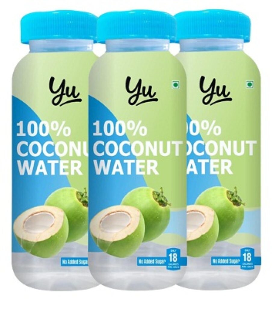 Yu Foodlabs - 100% Natural Coconut Water - Zero Preservatives - No Added Sugar - 600Ml (Pack Of 3)