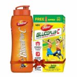 Dabur GlucoPlus-C Instant Energy Glucose Lemon Flavour - 500g