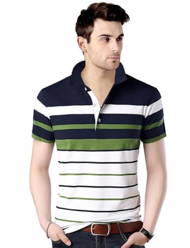 EYEBOGLER Men's Striped Regular fit T-Shirt