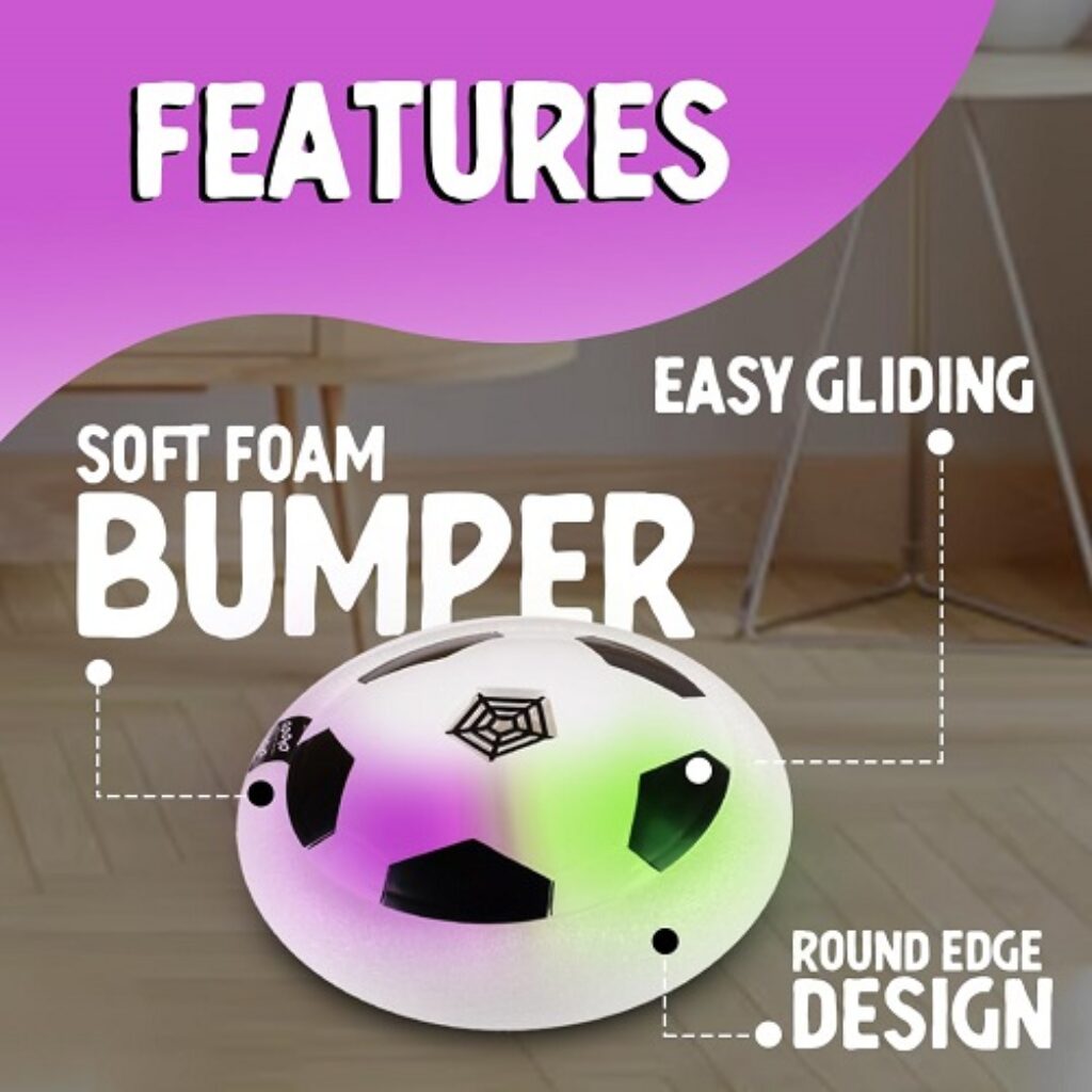 Gooyo GY3222 Floating Hover Football with Colorful Flash Light Effect