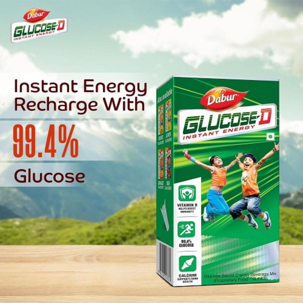 Dabur Glucose-D Juicy & Tasty - 1 kg Powder