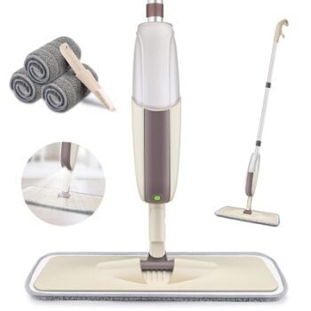 HOMTOYOU Spray Mop For Floor Cleaning,Microfiber Floor Mop