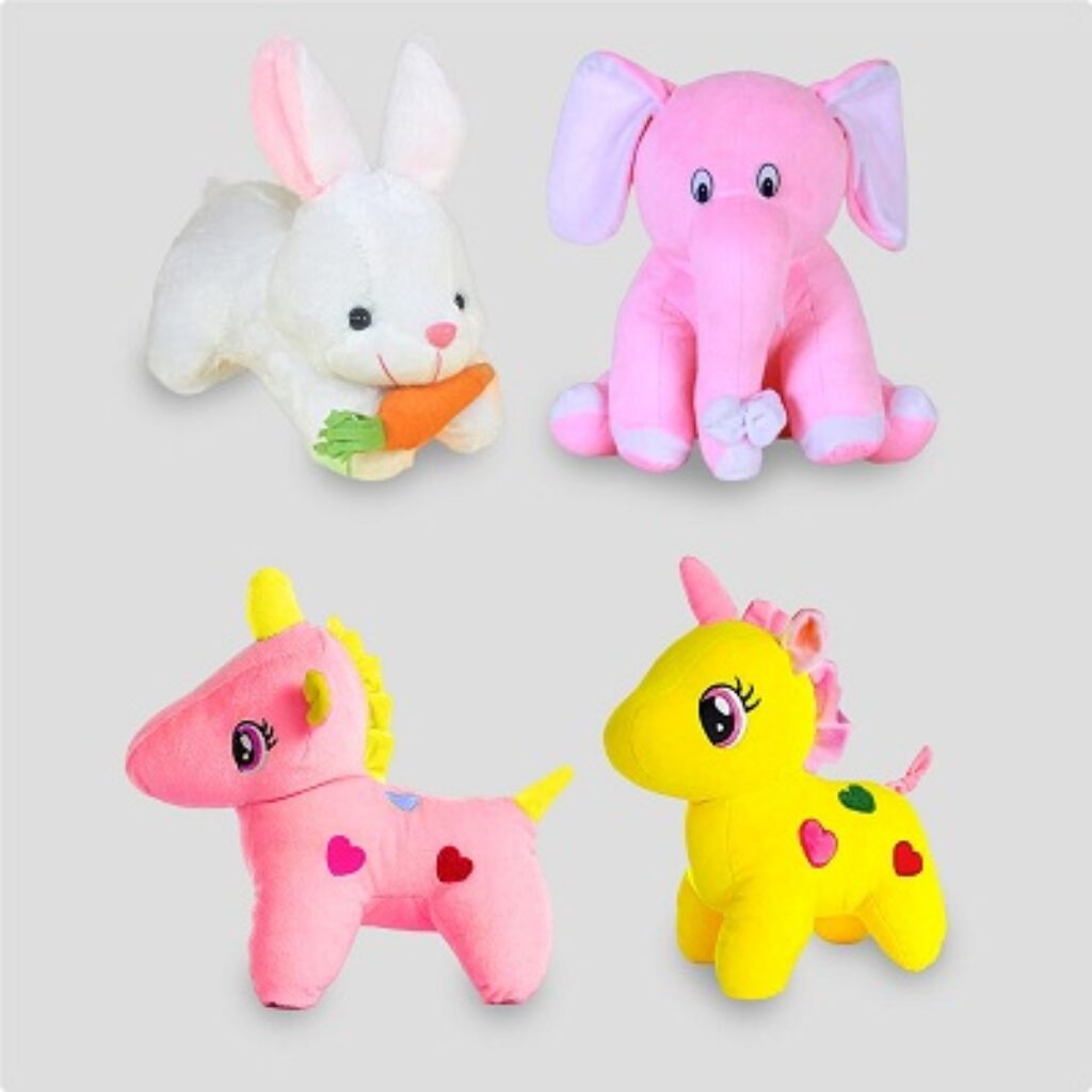 Kidbea Dog, Octopus Mood Change, Teddy Grey & Pink Unicon Suitable for Boys
