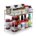 Zepdos Stainless Steel 2-Tier Kitchen Rack & Organizer Spice Rack