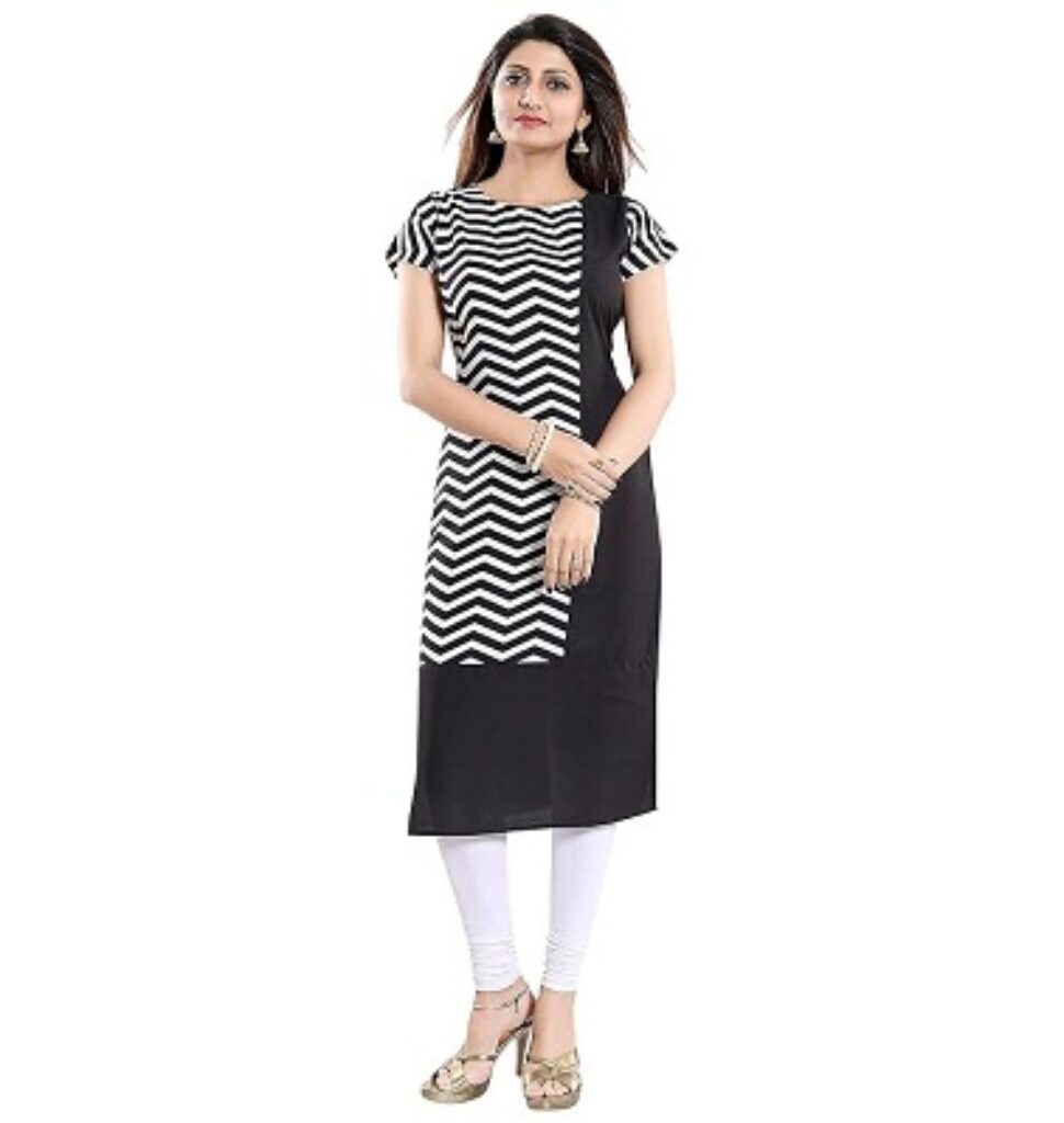 ALC Creation Women's Crepe Straight Kurta