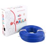 MALLA Copper Wire with Triple Layer PVC Coating, Single Core Flexible Electric Cable