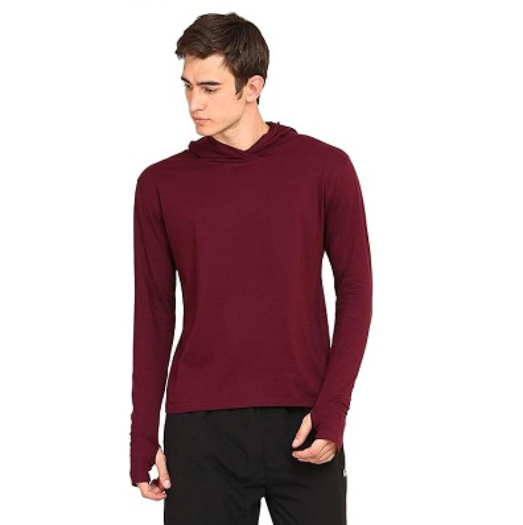 Ap'pulse Men's Long Sleeve Thumbopen Hoodie