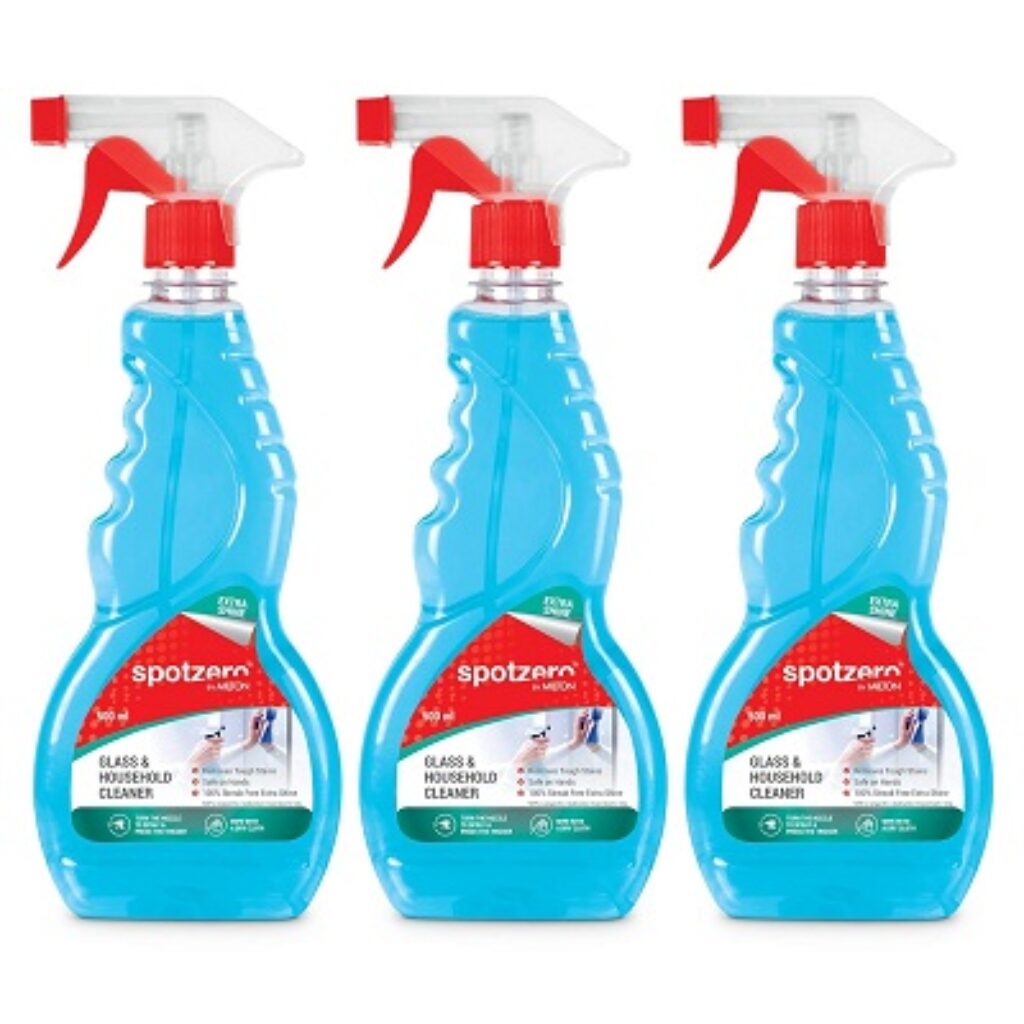 Spotzero By Milton Glass Cleaner Set of 3, 500 ml Each