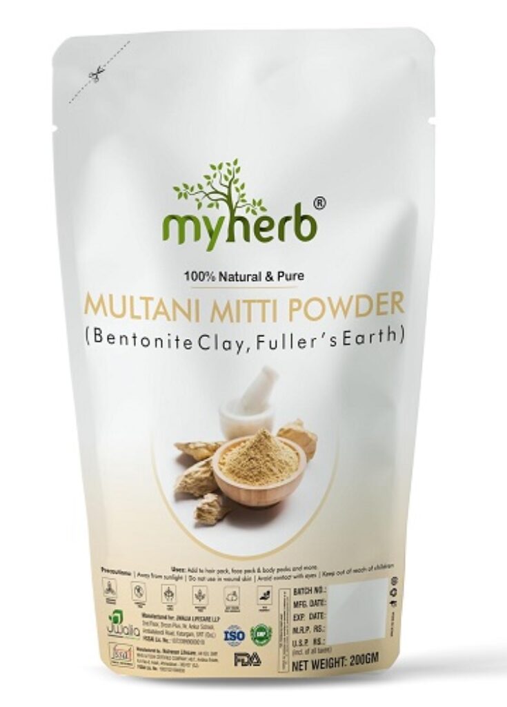 MYHERB 100% Natural Multani Mitti Powder