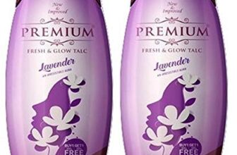 Premium Lavender Talc, 300g powder(Pack of Buy 1 + 1 Free)