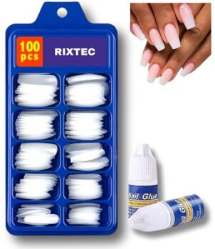 RIXTEC Professional 100-Piece Artificial Nails Set