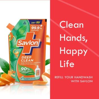 Savlon Deep Clean Germ Protection Liquid Foaming Handwash Refill Pouch