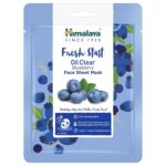 Himalaya Fresh Start Oil Clear Bluberry Sheet Mask (Pack of 3), Blue, (7004919X3)